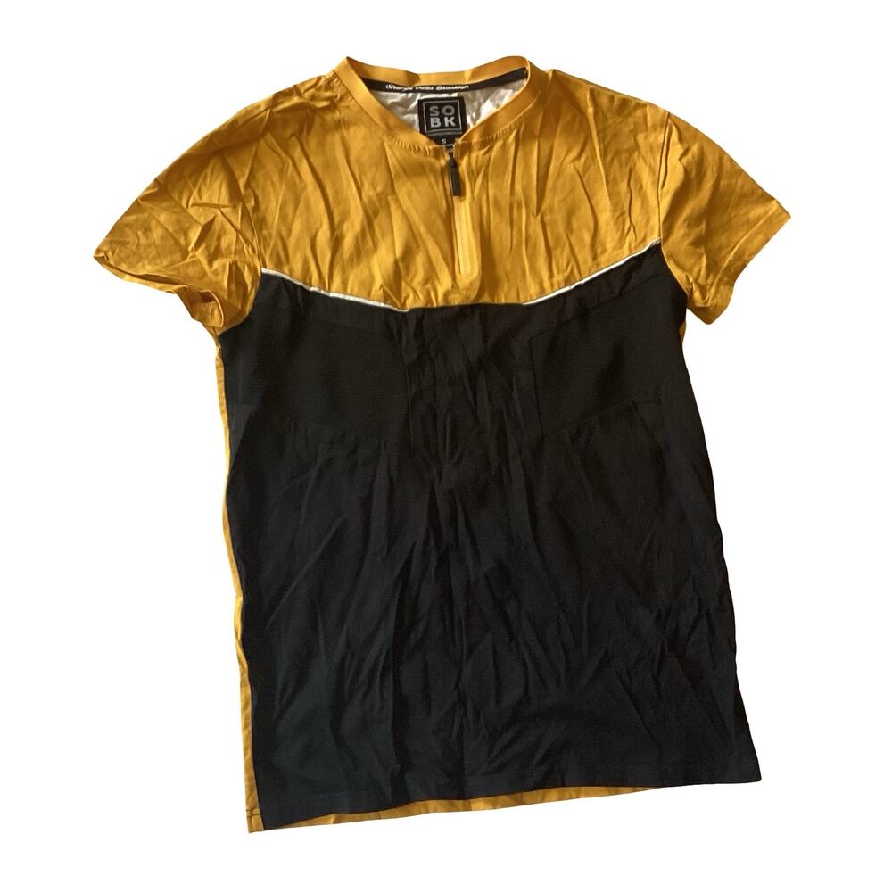 SOBK Zip Style Henley Tee